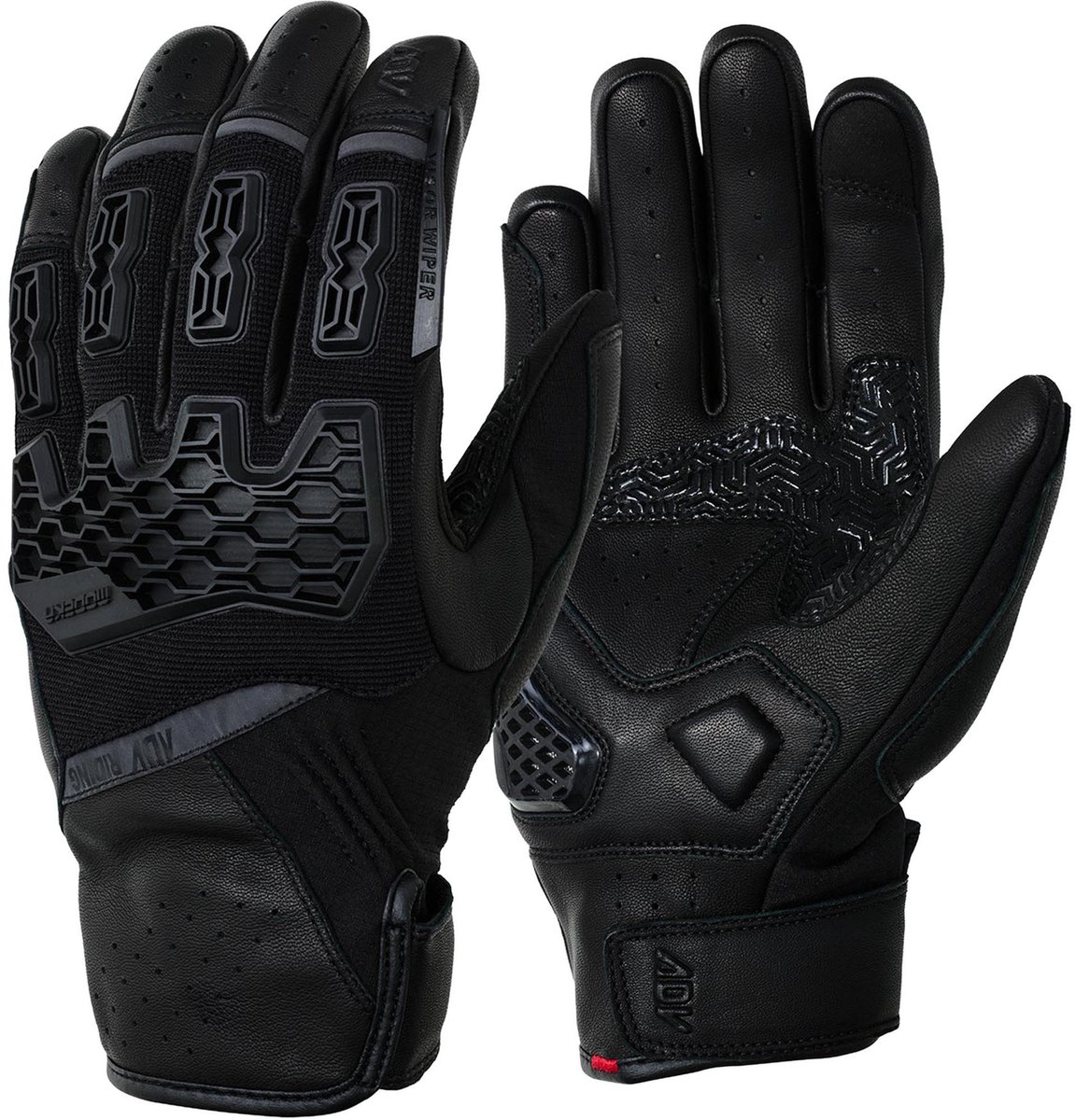 MODEKA Atlaz Gloves, Men's summer motorcycle, Black