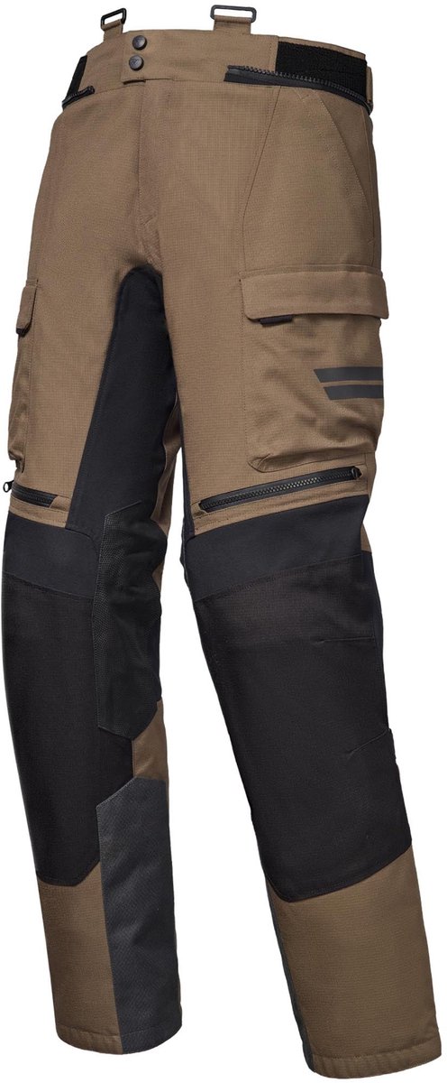 MODEKA Atlaz Pants, Men's textile motorcycle, Safari-Black