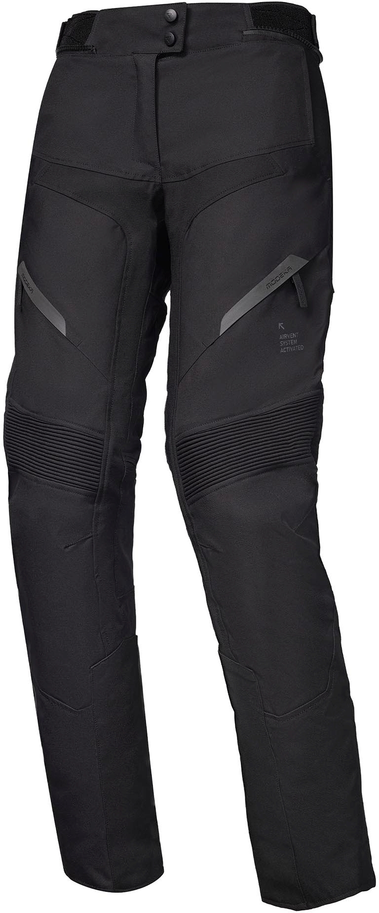 MODEKA Striker III Lady pants, Women's textile motorcycle, Black Short