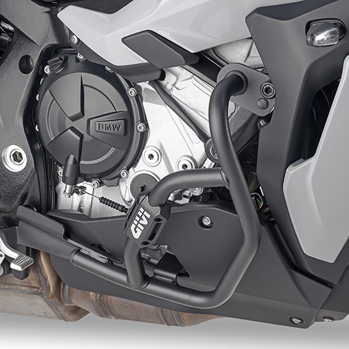 GIVI Crash bar, bars for motorcycles, TN5138 Black powder-coated steel lower