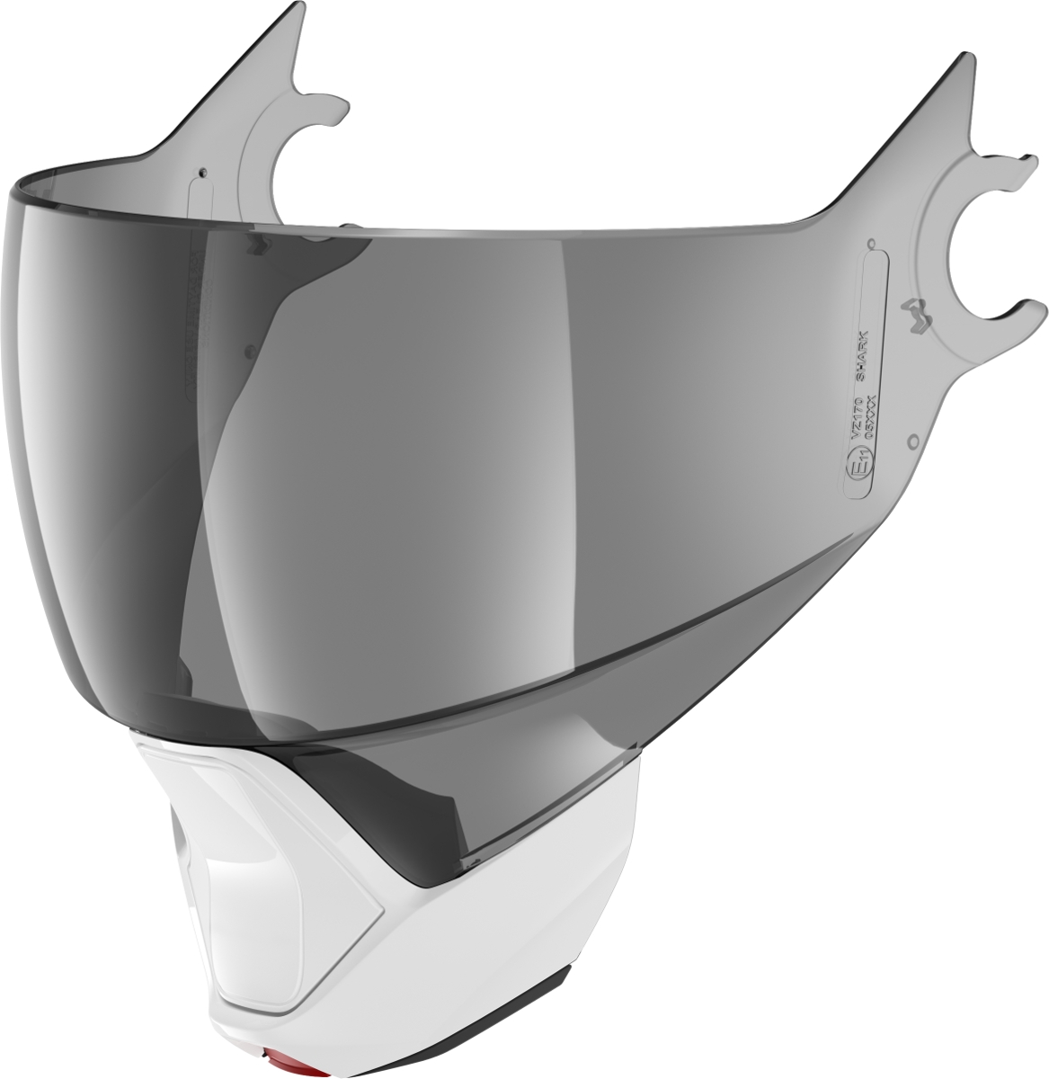 SHARK Visor VZ170 AS/AF (anti-fog) Lightly tinted TE50, visors and Pinlocks, White WHU