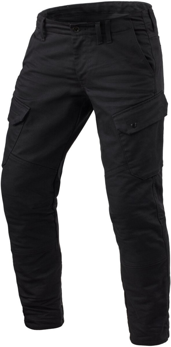 REV'IT! Cargo 2 TF, Men's motorcycle jeans, Black length 32