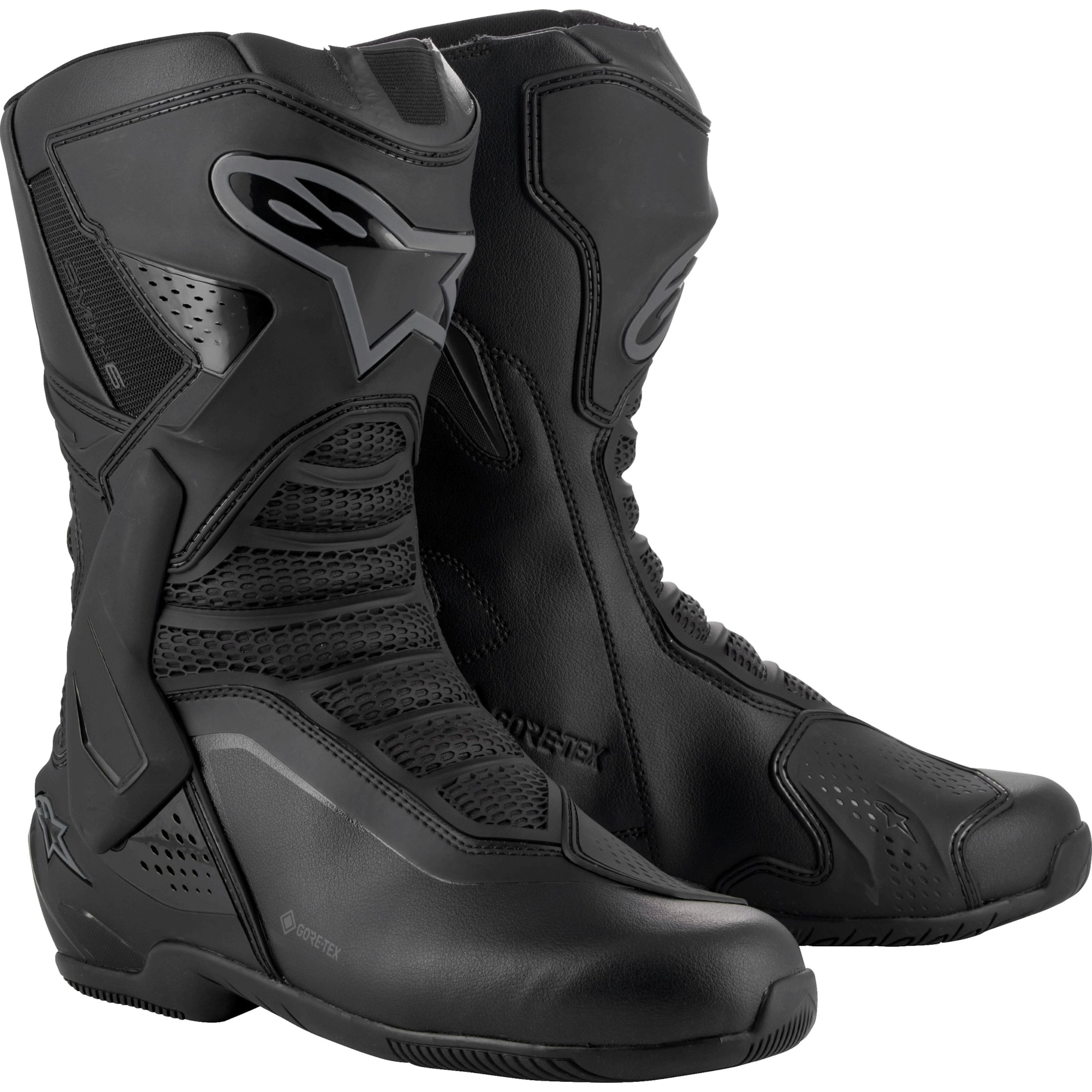 ALPINESTARS SMX-6 V3 GTX, Men's Gore-Tex® motorcycle boots and shoes, Black-Dark Grey