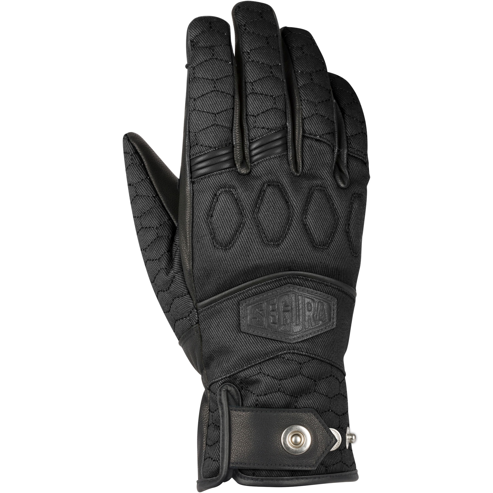 SEGURA Lady Bahia Gloves, Women's mid-season motorcycle, Black