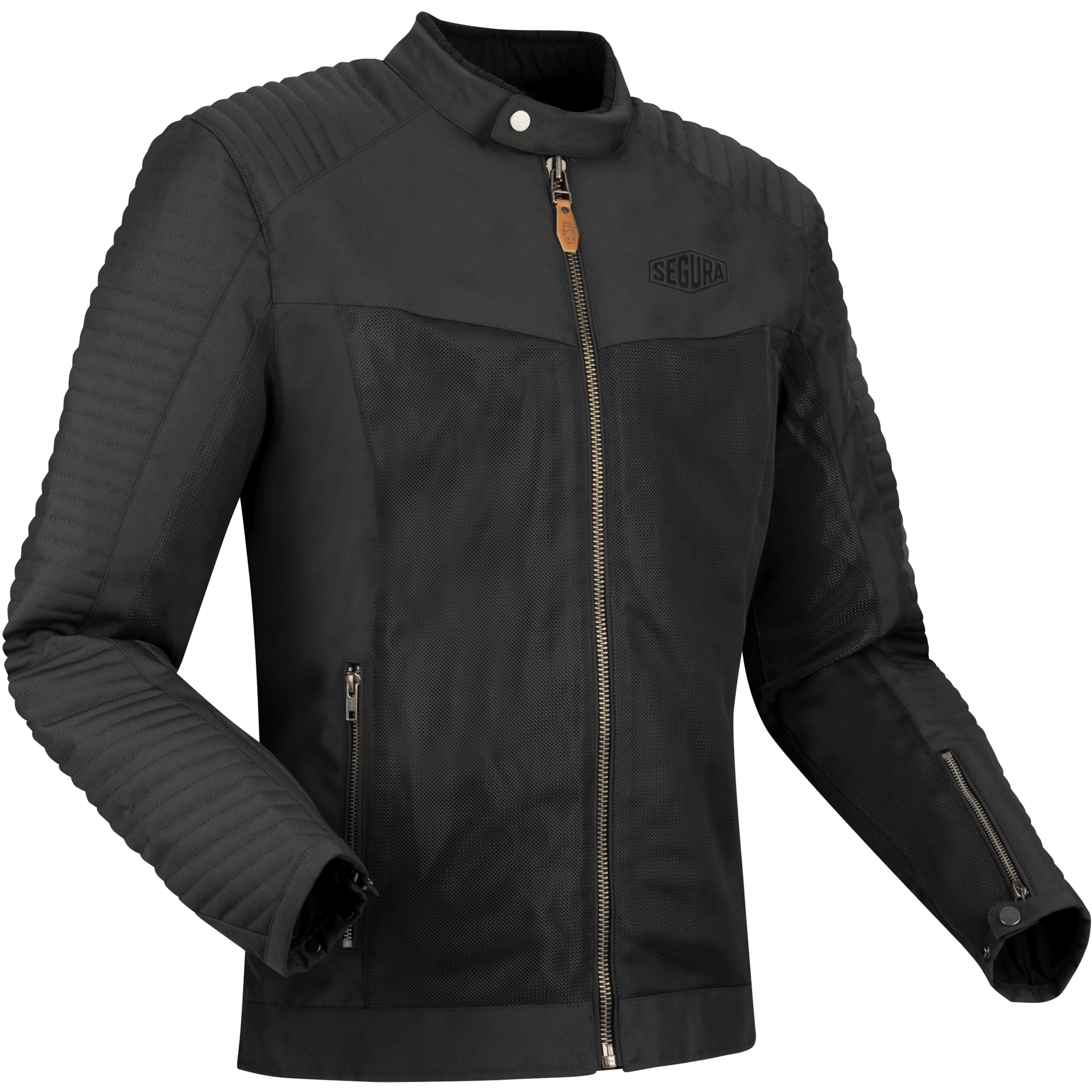 SEGURA Dikinson, Men's summer motorcycle jacket, Black