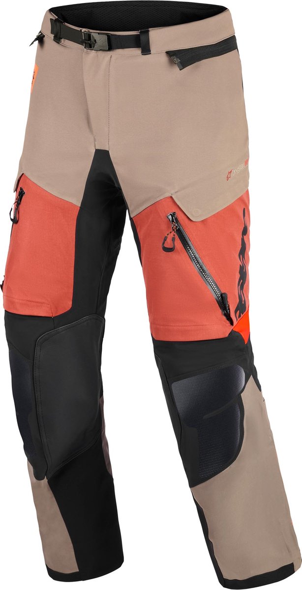 ALPINESTARS Harok Pro Drystar XF Pants, Men's textile motorcycle, Walnut-Rust-Black