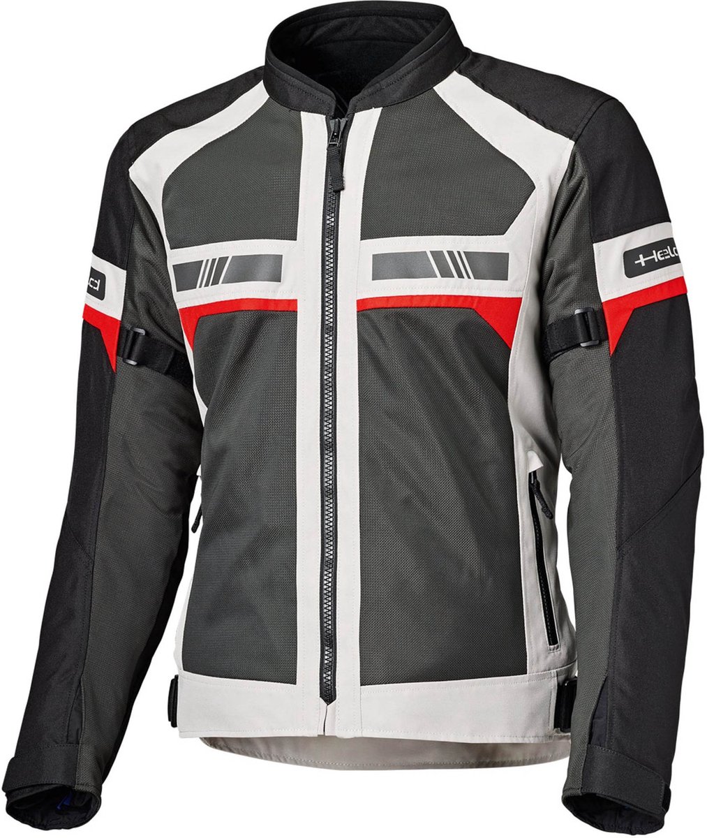 HELD Tropic 4 Top, Men's summer motorcycle jacket, Grey-Red