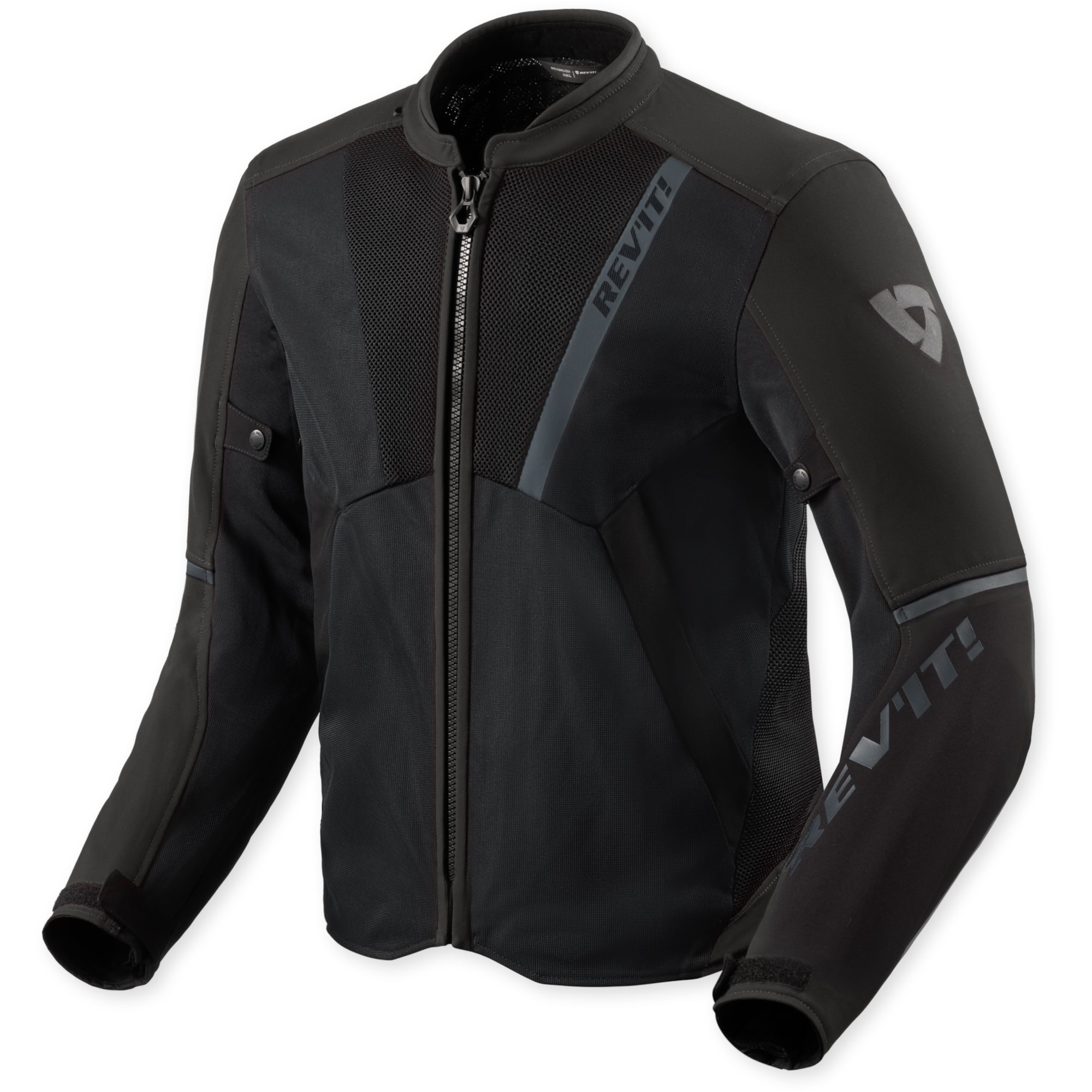 REV'IT! GT-R 4 Air, Men's summer motorcycle jacket, Black
