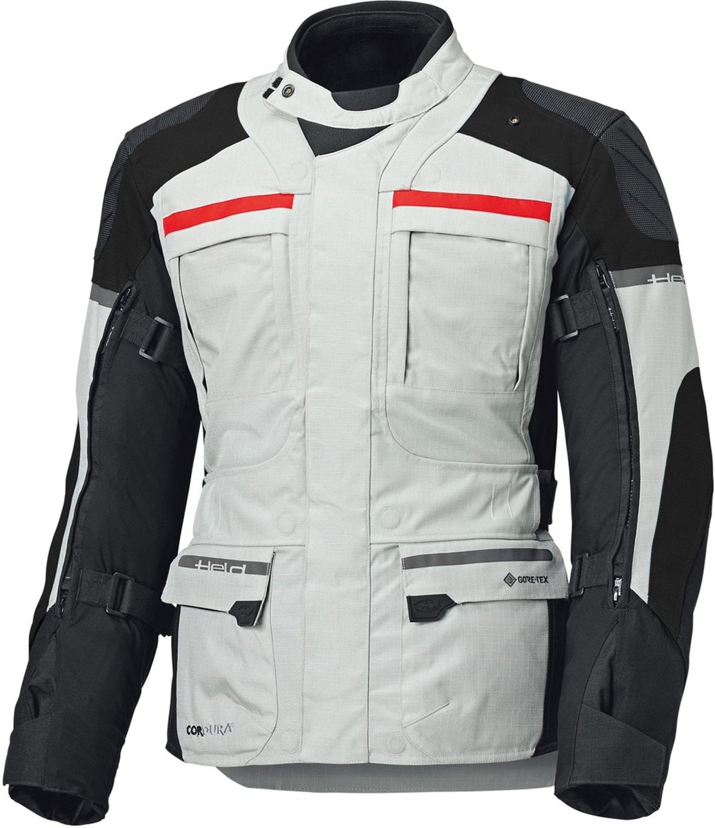 HELD Carese 3 Top, Men's Gore-Tex® motorcycle jacket, Grey-Black