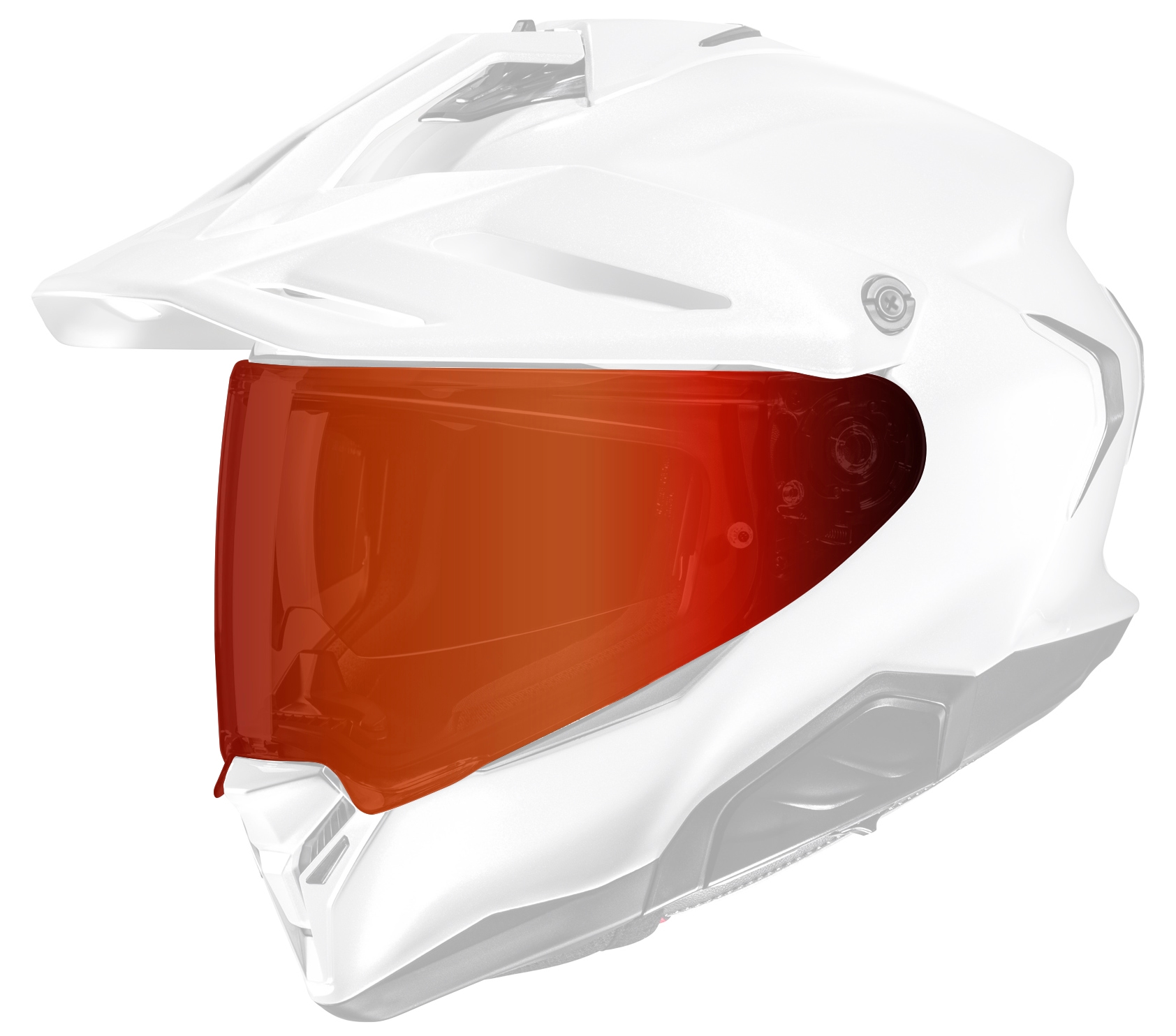 HJC Visor HJ-47 Pinlock-ready, visors and Pinlocks, RST red