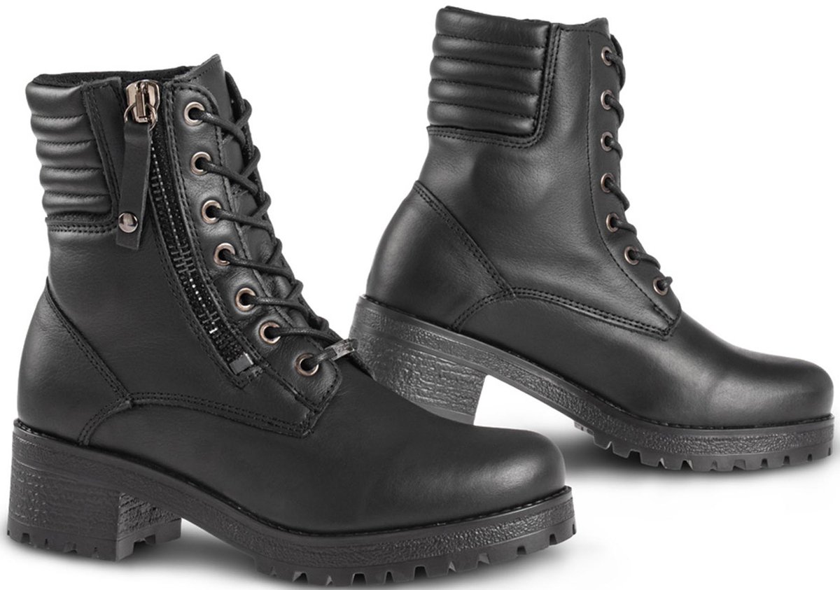 GIANNI FALCO Misty 2, Women's motorcycle shoes, Black