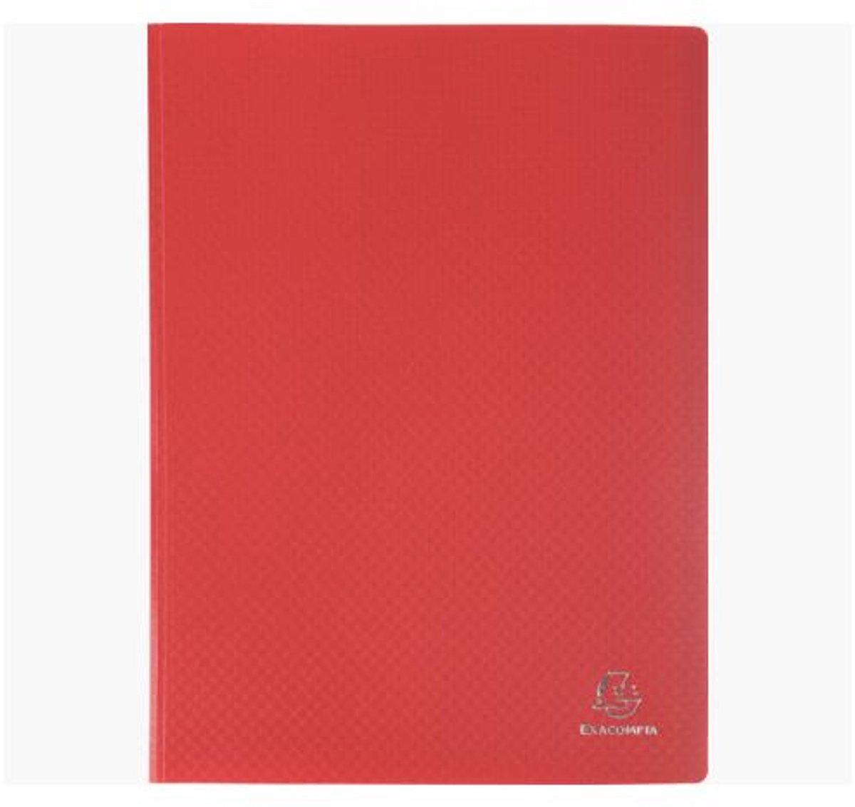 8 x Exacompta Sichtbuch A4 100 Hüllen rot