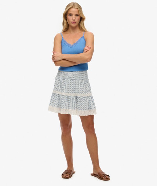 Superdry Damen Klassische Chino-shorts Green - Größe: 38