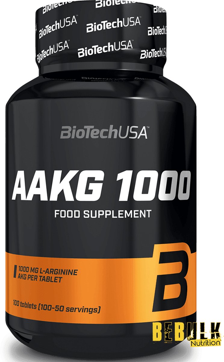 Suplement Pompujący Arginina BioTechUSA AAKG 1000 100tab
