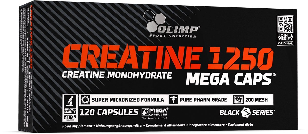 Kreatyna Monohydrat Olimp Creatine 1250 Mega Caps 400kaps
