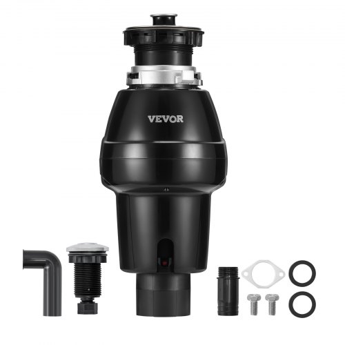 VEVOR Avfallskvarn 3/4 HP Kontinuerlig matavfallskvarn 3930 varv/min EZ Connect