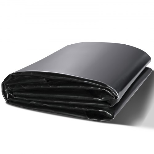 VEVOR Pond Liner, 9 x 10.6 m 1.5 mm Thickness, Pliable EPDM Material Pond Skins, Easy Cutting Underlayment for Fish or Koi Ponds, Water Features, Waterfall Base, Fountains, Water Gardens, Black
