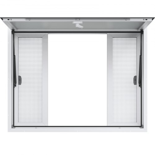 VEVOR 122L x 91.4W cm Concession Stand Serving Window Food Truck Service Awning