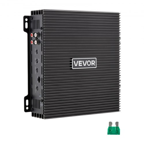 VEVOR Car Audio Amplifier, 2-Channel Bridgeable Car Amplifier, Full-Range Class AB Stereo Amp, Max. 2 x 300W at 4 Ohms / 2 x 600W at 2 Ohms, High Output, for SUVs, Pickups, and Off-Road Vehicles