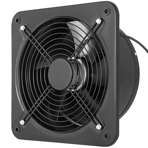 VEVOR 12 tums industriell ventilationsfläkt kommersiell luftfläkt metall axial avgas 300 mm luftavdragare (300 mm/12 tum)