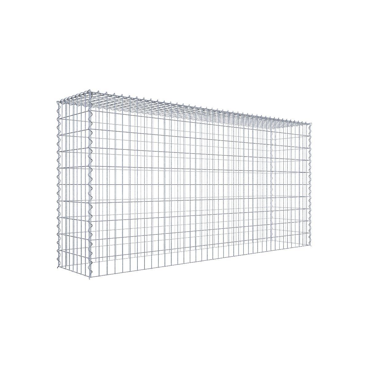 Extra gabion typ 3 200 cm x 100 cm x 40 cm (L x H x D), maskstorlek 5 cm x 10 cm, spiral