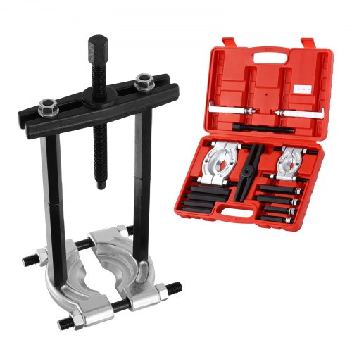 VEVOR 14 Piece Bearing Puller Set, 5 Ton Bearing Separator, Pinion Wheel Bearing Removal Kit with 5.1 cm and 7.6 cm Jaws, Wheel Hub Axle Puller Set, Heavy Duty Bearing Splitter Tool Kit with Case