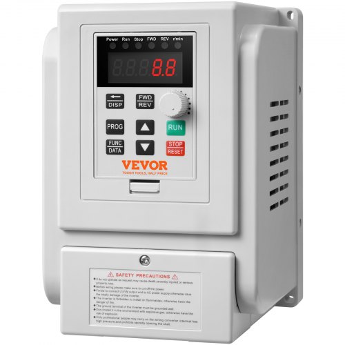 VEVOR VFD 2,2 kW 10 A 3 hk variabel frekvensomriktare för 3-fas motorvarvtalsreglering