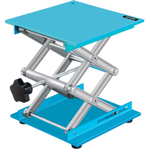 VEVOR Lab Jack Stand 8" x 8" Aluminum Lab Lift Jack Laboratory Jack 88LBS/40KG