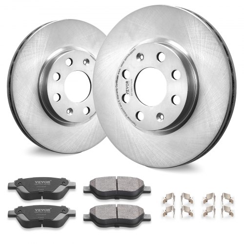 VEVOR Front Brake Kit for Vauxhall Adam(M13), Corsa D (S07), Corsa D Box/Hatchback (S07), Brake Rotors Ceramic Brake Pads Replacement Kit, 257mm Front Rotors