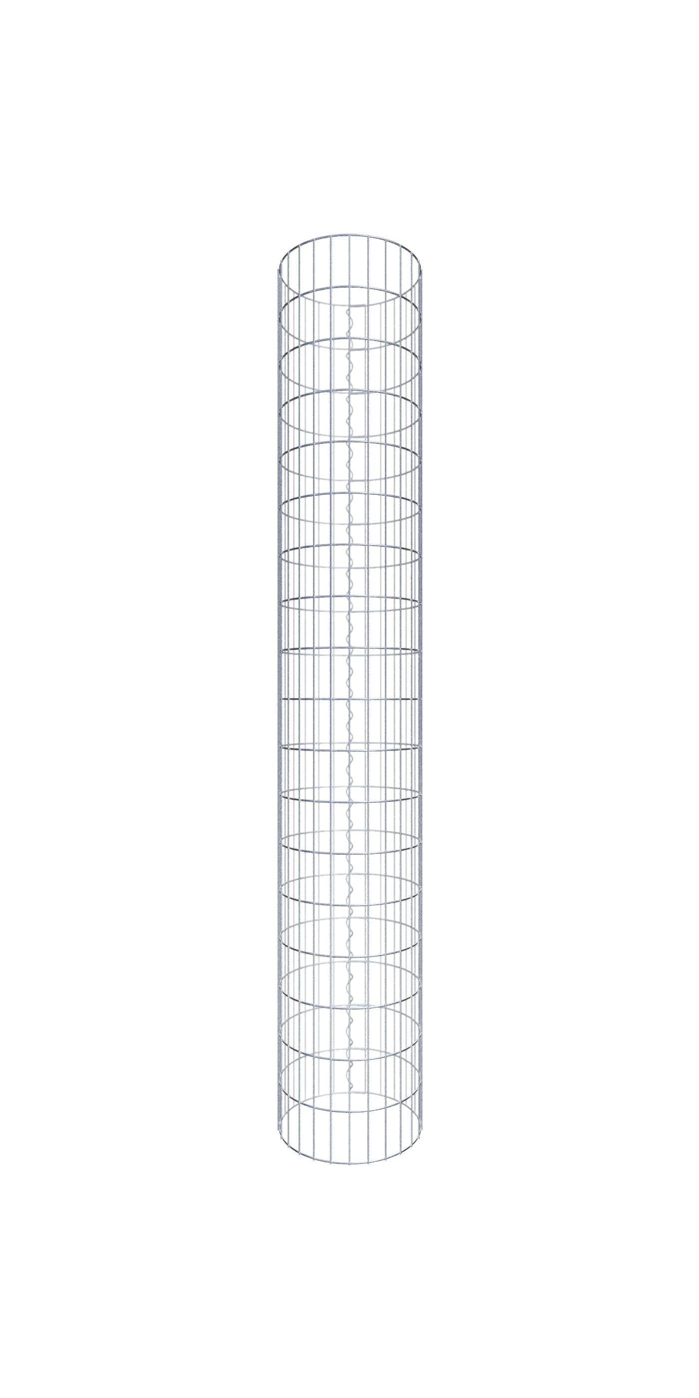 Gabionpelare diameter 42 cm, MW 5 x 10 cm rund