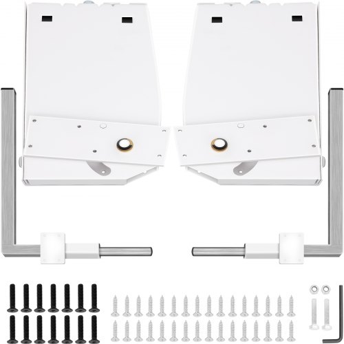VEVOR Murphy Mounting Wall Springs Mechanism Heavy Duty Support Hardware DIY Kit for King Queen Bed (Vertical), White