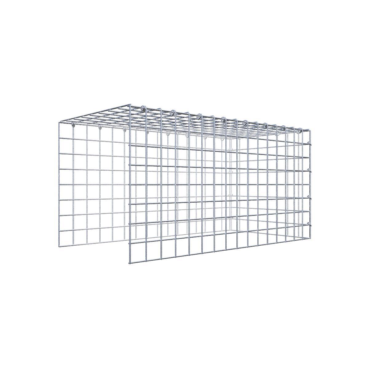 Tilläggspåle typ 4 80 cm x 40 cm x 40 cm (L x H x D), maskstorlek 5 cm x 5 cm, C-ring