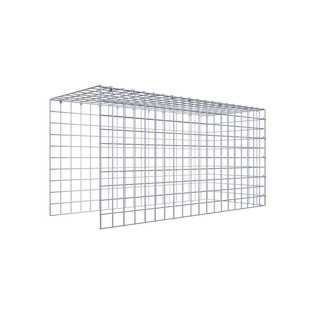 Tilläggspåle typ 4 100 cm x 50 cm x 40 cm (L x H x D), maskstorlek 5 cm x 5 cm, C-ring