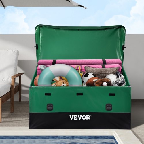 VEVOR Outdoor Storage Box Patio Deck Box 567.8 L Waterproof PE Tarpaulin