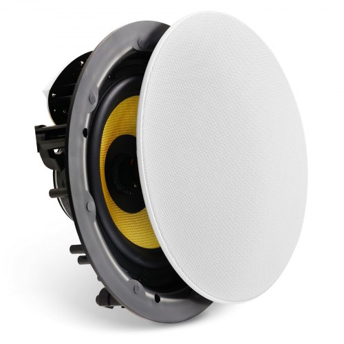 VEVOR 200mm(8 Inch) in Ceiling Speakers, 200-Watts, Flush Mount Ceiling & in-Wall Speakers System with 8ΩImpedance 89dB Sensitivity, for Home Kitchen Living Room Bedroom or Covered Outdoor Porches, Single