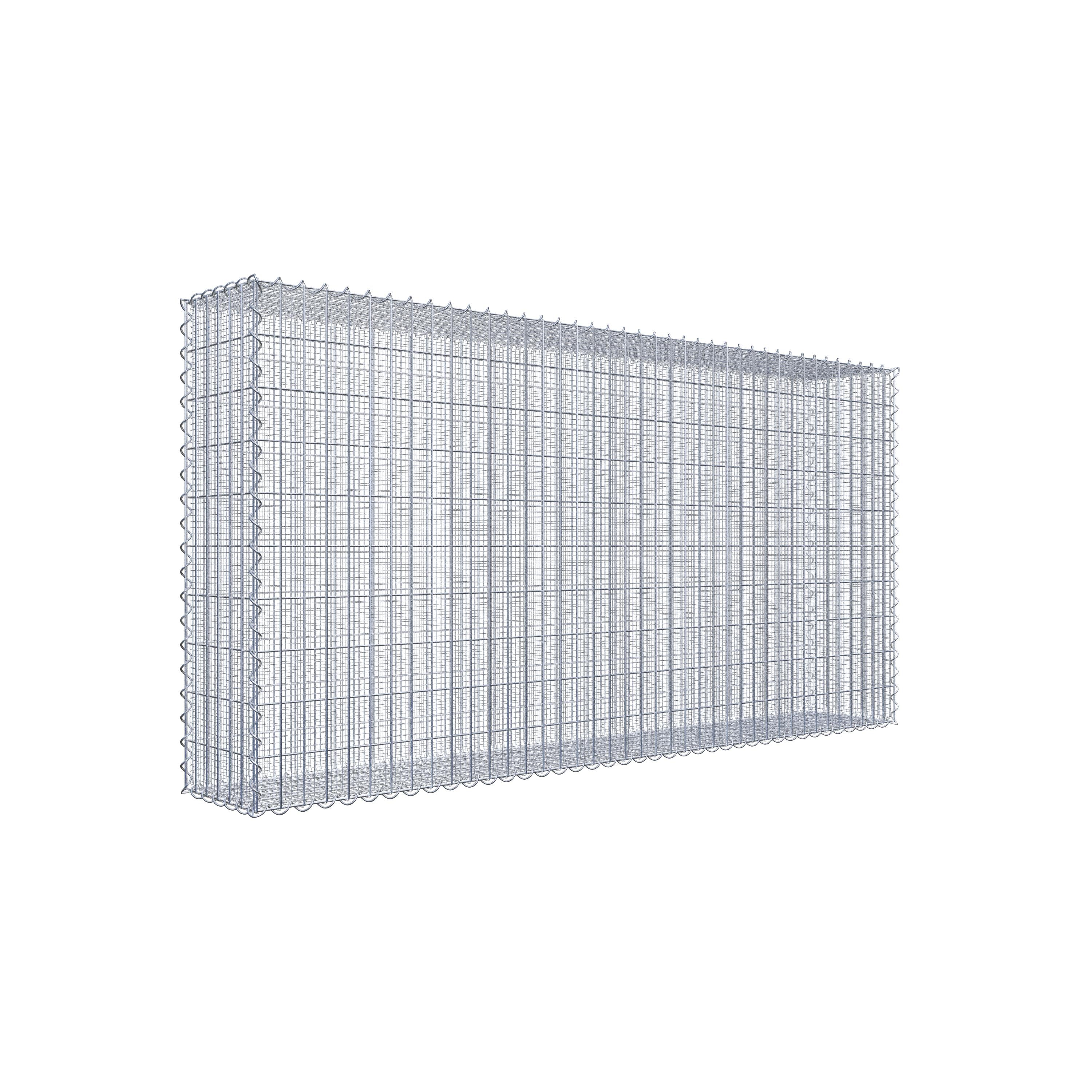 Sandgabion 200 cm x 100 cm x 30 cm (L x H x D), maskstorlek 5 cm x 10 cm, spiral