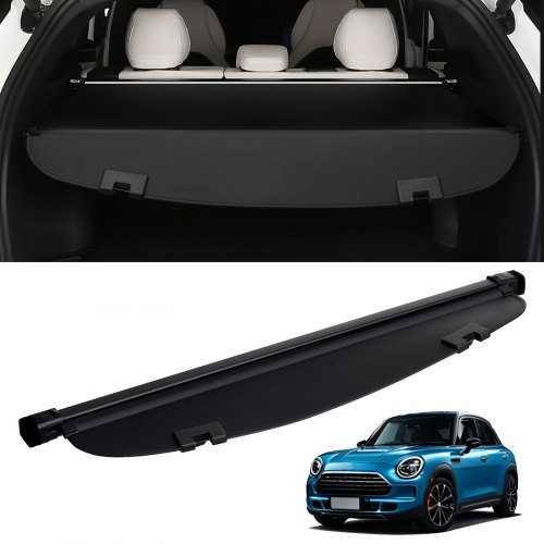 VEVOR Retractable Cargo Cover for Mazda, Upgraded Waterproof Trunk Cover Security Shield Shade for Mazda CX-5 2017-2025 5-Seater, UV Resistant Rear Trunk Cover, Aluminum Alloy & PVC Leather Texture