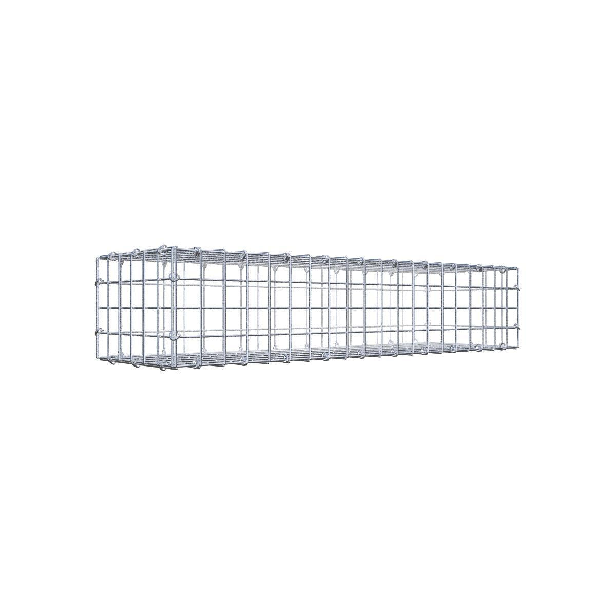 Gabion 100 cm x 20 cm x 30 cm (L x H x D), maskstorlek 5 cm x 5 cm, C-ring