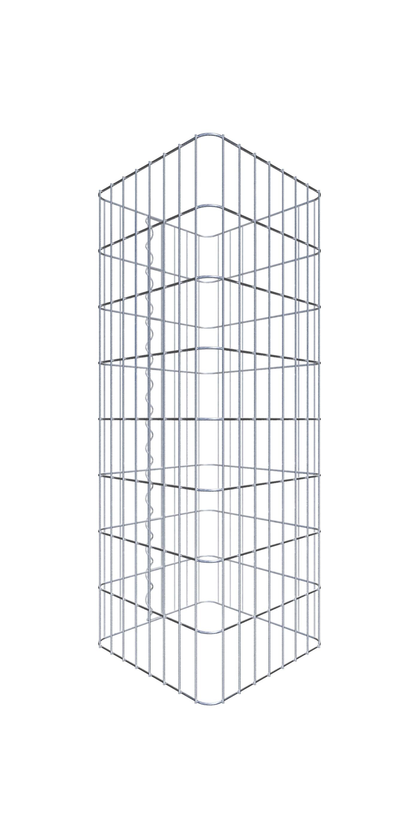 Gabionpelare 42 x 42 cm, MW 5 x 10 cm kvadrat