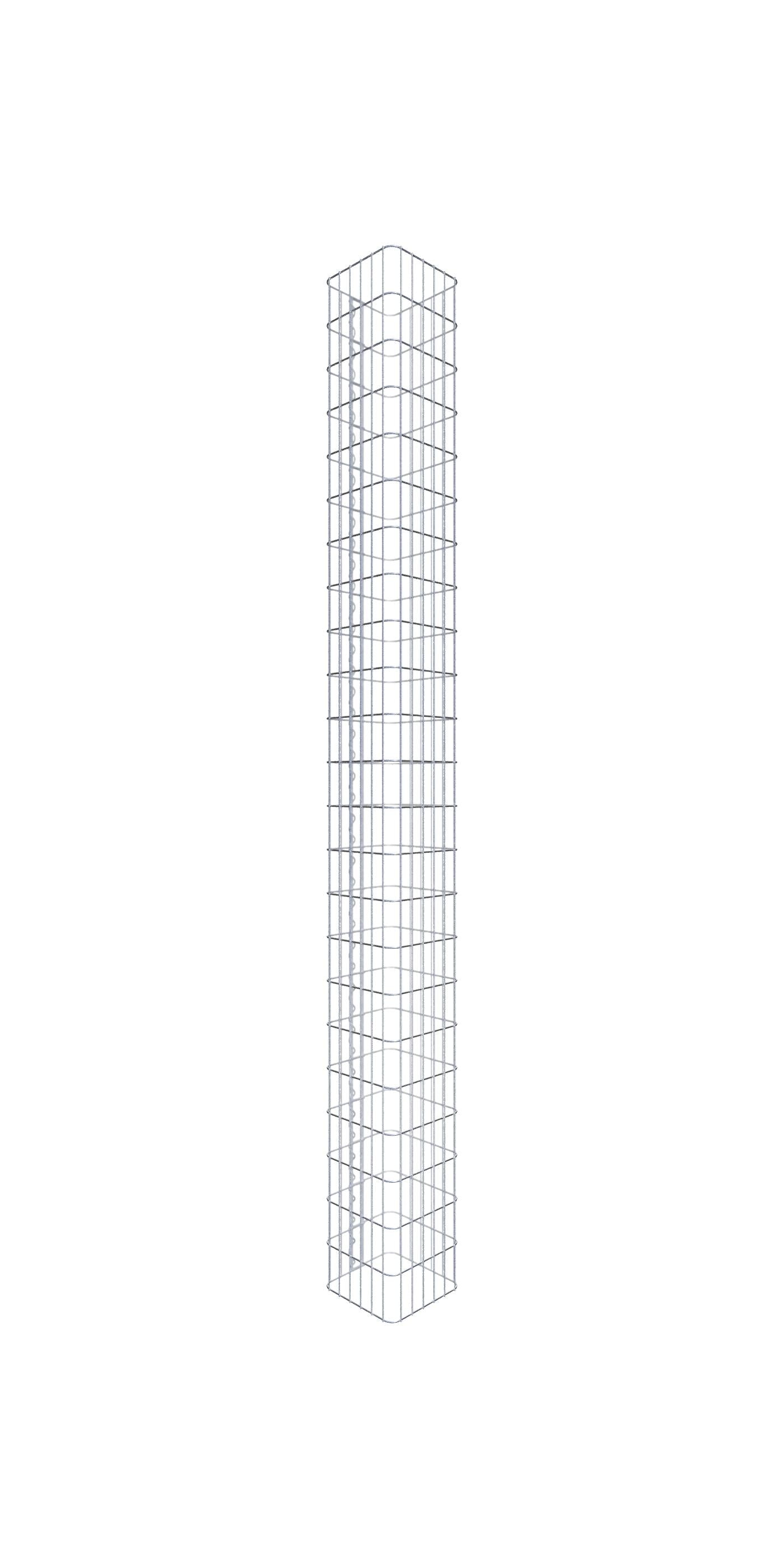 Gabionpelare 32 x 32 cm, MW 5 x 10 cm kvadrat