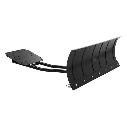 VEVOR Snow Plow Kit, 122 cm Universal Snow Plow Attachment, Height & Left-Right Adjustable, Quick To Detach, Steel ATV Scrape Blade, 3 Mount Options, Efficient Snows Clearing, for Most ATVs & UTVs