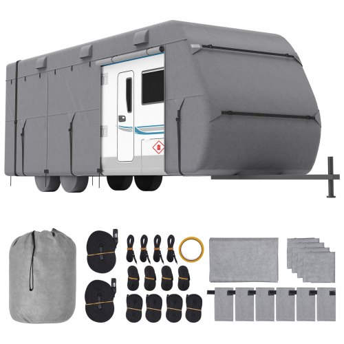 VEVOR Trailer Travel RV Cover 671.6-731.5 cm Class A Camper Cover Non-Woven Fabric