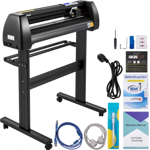 VEVOR 870 mm Vinyl Cutter Machine Vinyl Plotter SignCut Software for Windows