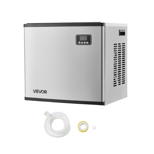 VEVOR Commercial Ice Maker Machine - Head, 249.5 kg/Day Stainless Steel Ice Machine with Self-Cleaning, Scheduled Ice-Making, Adjustable Thickness, Ideal for Restaurant Bar Cafe Hotel - Head Only