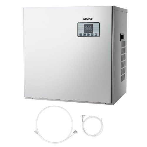 VEVOR Commercial Ice Maker Machine - Head, 250 kg/Day Stainless Steel Ice Machine with Scheduled Ice-Making, Self-Cleaning, Adjustable Thickness, Ideal for Restaurant Bar Cafe Hotel - Head Only