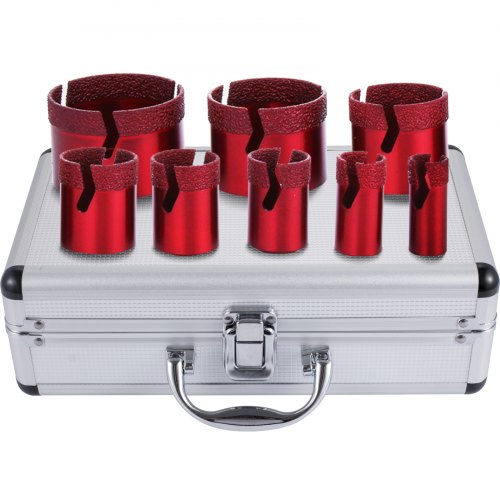VEVOR Diamond Drill Bit 20-68MM Hole Saw Core Drill Bits Cutter Tools Set for Tile/Ceramic/Marble/Porcelain Cutting