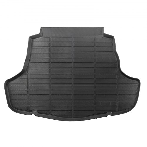 VEVOR Cargo Mat Compatible with Toyota Camry Hybrid 2018-2025, Precise Fit Odorless Durable Trunk Mat, TPE Trunk Protector Replacement, Black (1PCS)