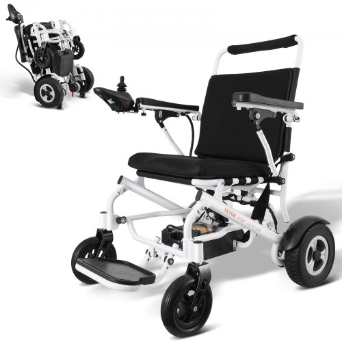 VEVOR Foldable Electric Wheelchair Motorized Power Chair 300 lbs/136 kg 20 in/50.8 cm Wide Seat