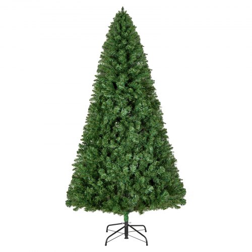 VEVOR Christmas Tree, 2.2m Artificial Xmas Tree, Full Holiday Decor Trees with 1346 Branch Tips & Sturdy Metal Base for Home Party Office Decoration