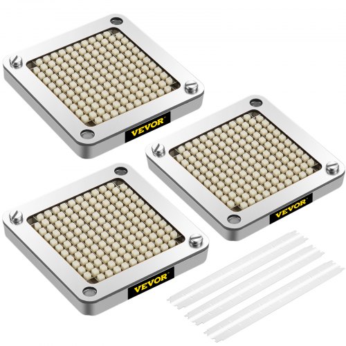 VEVOR French Fry Cutter Chopper Replacement Blade & Push Block 1/4-inch 3 Pieces